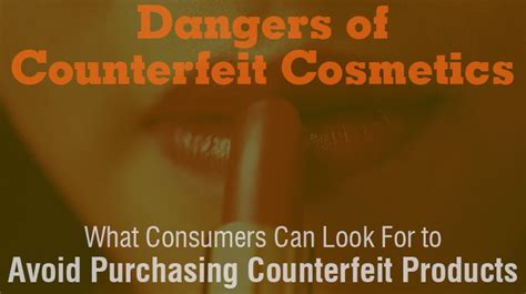 Counterfeit skincare dangers