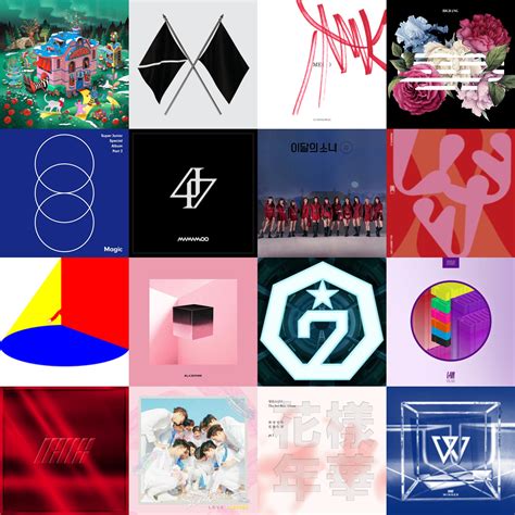 K-Pop Album Cover Art