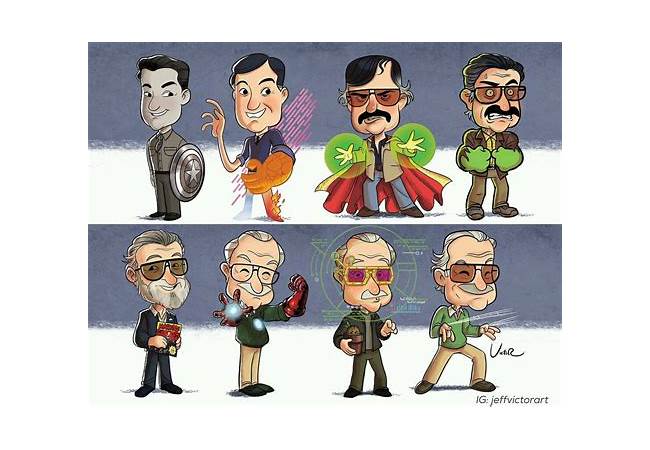 Stan Lee signature evolution