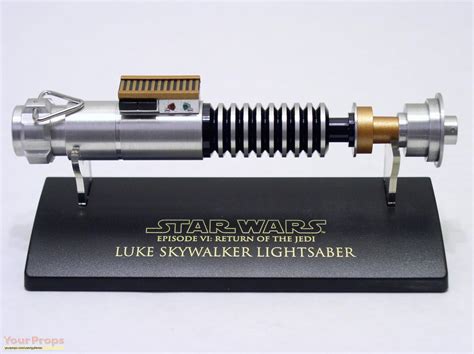 A replica lightsaber made by a dedicated fan.