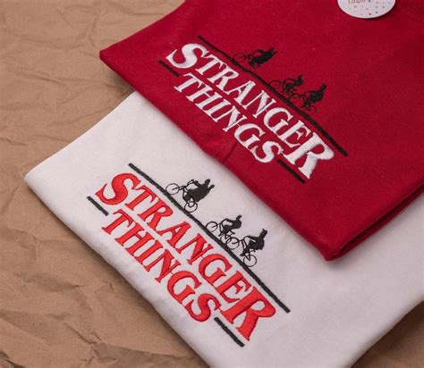 Stranger Things Hoodie Embroidery