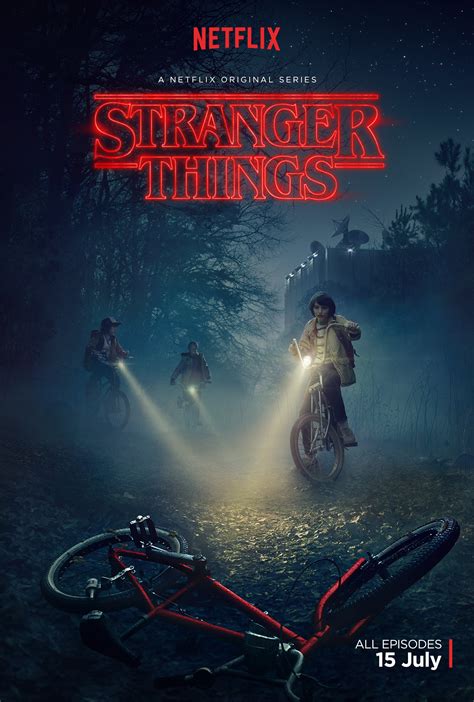 Example of a replica Stranger Things poster