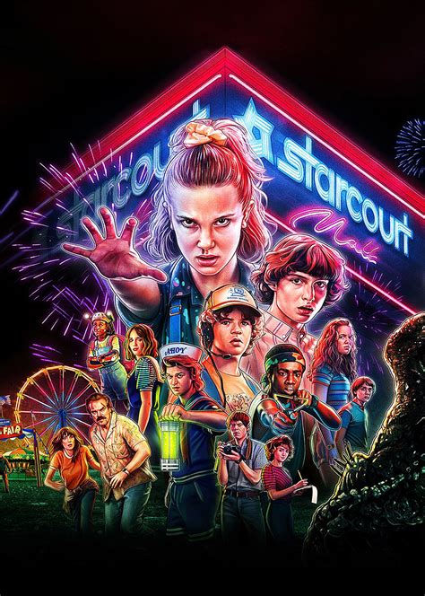 Example of a high-quality Stranger Things poster