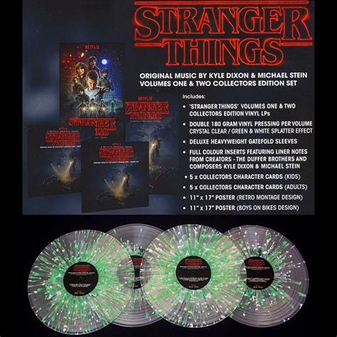 Stranger Things vinyl record label