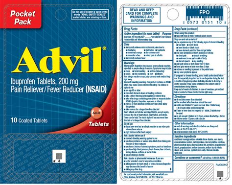 Advil Packaging