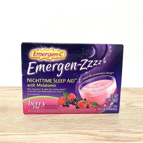 Emergen-Zzzz Nighttime Gummies Packaging