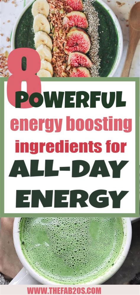 Energy-Boosting Ingredients