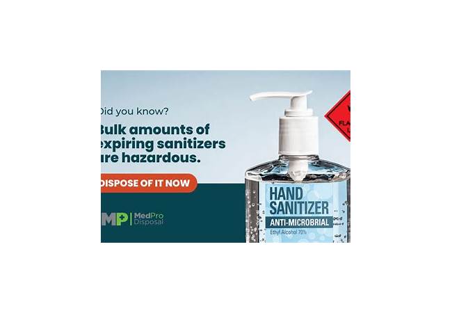 Image of expired hand sanitizer