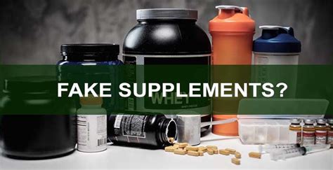 Fake Health Supplements