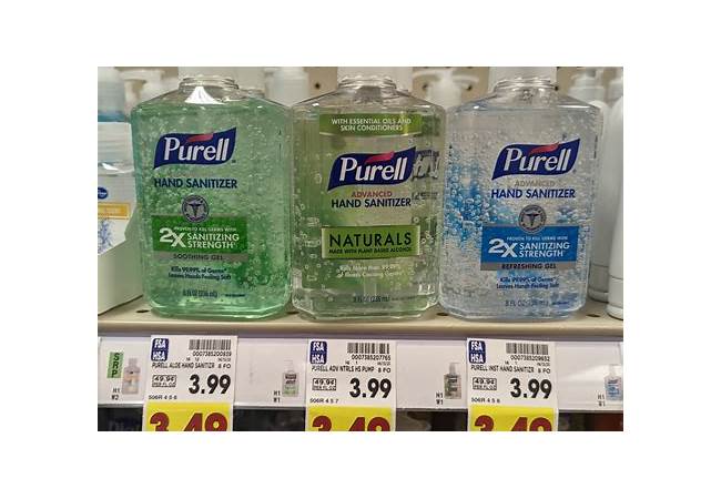 Image of fake Purell hand sanitizer