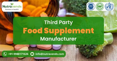 Food Supplement Manufacturer Website