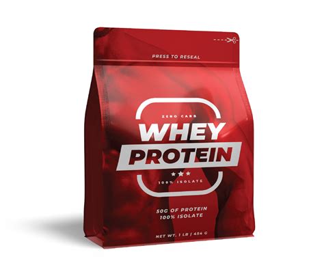 Protein powder packaging